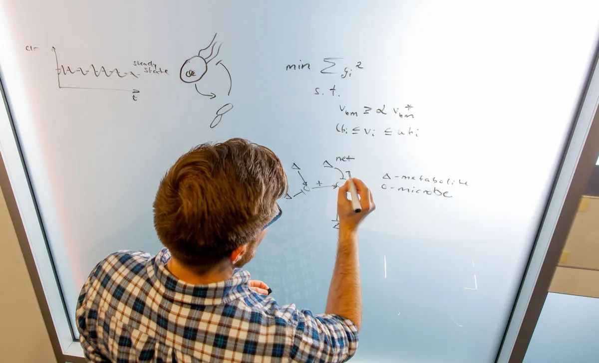 Dr. Christian Diener, postdoc in ISB's Gibbons Lab.